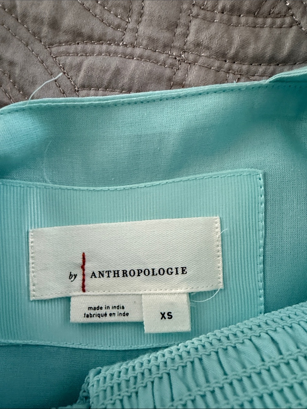 Anthropologie Aqua Lightweight Smocked Dress - Picture 7 of 7